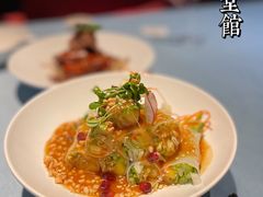 搓椒麻酱果蔬米卷-南堂館川菜文化餐厅(天府店)
