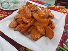 拔丝地瓜-九妹农家大铁锅东北菜(江湾店)