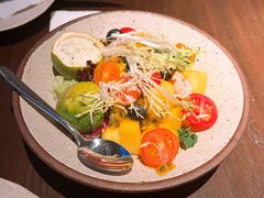 芒果鲜虾配薄荷百香果酱-反正(阿罗海城市广场店)