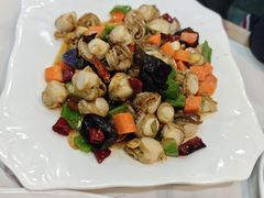 葱爆威海扇贝-威海渔村(静安旗舰店)