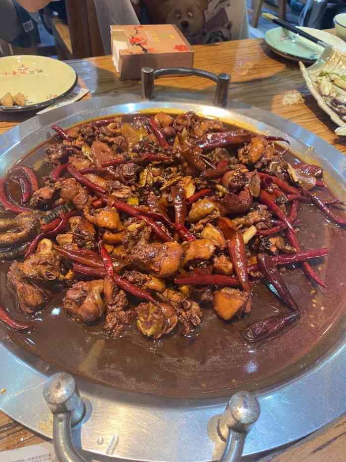 广合草鸡(光彩店)-"麻辣味的炒鸡口味地道,很大一盘,量足够多.