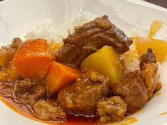 红烩牛肉饭送罗宋汤-东海咖啡馆