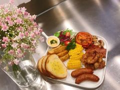 照烧鸡拼盘-龙治汉堡(中华城店)