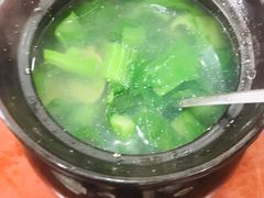 芥菜白贝汤-万家海鲜饭店