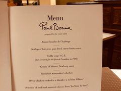 菜单-Restaurant Paul Bocuse