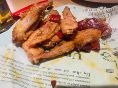 爆烤鸡翅尖-街角等你.大连海鲜烧烤.经典铁板海鲜串(西安路店)