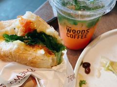 焗咸蛋鲜虾三明治-THE WOODS 简餐 (国贸商城店)