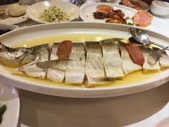 鸡汁蒸大白鱼-万龙洲海鲜(南新仓店)