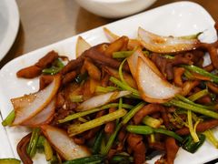 姜葱炒鹅肠-大唐靓汤江门私房菜(景田店)