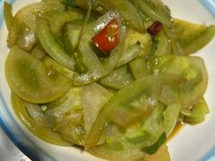 爆炒青番茄-丁里羊肉小镇(天鹅湖总店)