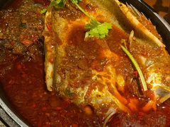 香辣鲈鱼。-炊烟小炒黄牛肉(东庆街店)