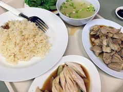 海南鸡饭套餐-长城砂煲田鸡粥