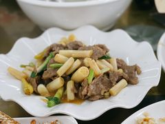 藕尖炒牛肉-明记海鲜大排档(巽寮湾店)