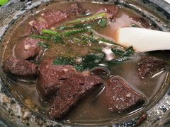 韭菜猪红-丰谷茶楼(鸿大广场店)