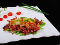 鸡棕菌辣味炒螺片.jpg-德州凤冠假日酒店