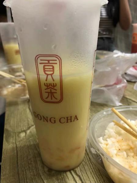 贡茶(凯德店)-"点的杨枝甘露的外卖,啊啊啊啊啊啊喝饮料就.