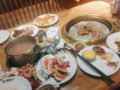 -韩京炭火烤肉自助料理(柯桥万达店)