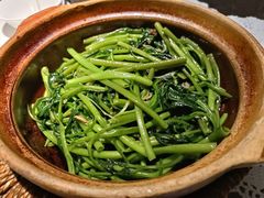 啫啫虾酱空心菜-熠盛粤味(永康路店)