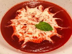 甜菜根奶油汤-JINNS锦时 steak&pizza(浸信会礼拜堂旧址店)