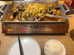 鮰鱼黄金酸辣口味-鱼酷活鱼烤鱼(静安大融城店)