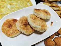 烧饼-华强阁菊花宴自助火锅店