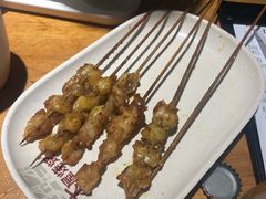 烤羔羊肉串-木屋烧烤(岗顶二店)