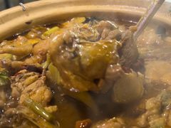 安吉竹林鸡砂锅-阿婆农家菜(车墩店)