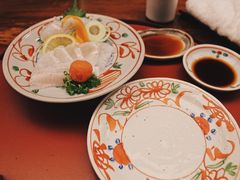 比目鱼刺身-京怀石·壬生