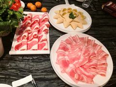 雪花牛肉-大渔小鲜火锅店