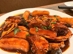 毛蟹炒年糕-建国328小馆