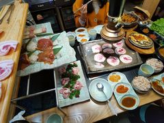 一米长盘猪五花-犟牛家·榴莲烤肉(五棵松店)