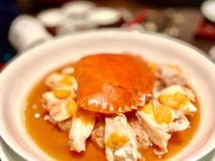 花雕肉碎蒸膏蟹-广州柏悦酒店·悦景轩·粤菜餐厅