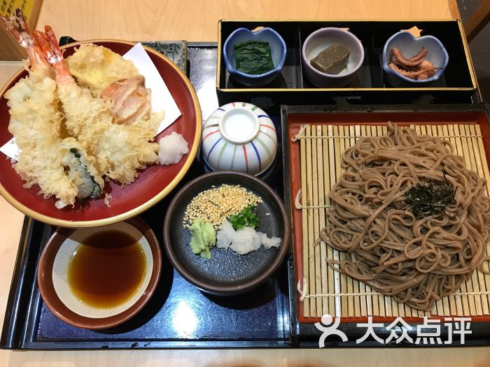 lanteen藍亭日本料理(上海高島屋百貨店)天婦羅冷蕎麥麵套餐圖片 - 第