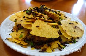 Corn Chips Stir-Fried with Dried Vegetables