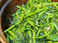 啫啫虾酱空心菜-熠盛粤味(永康路店)