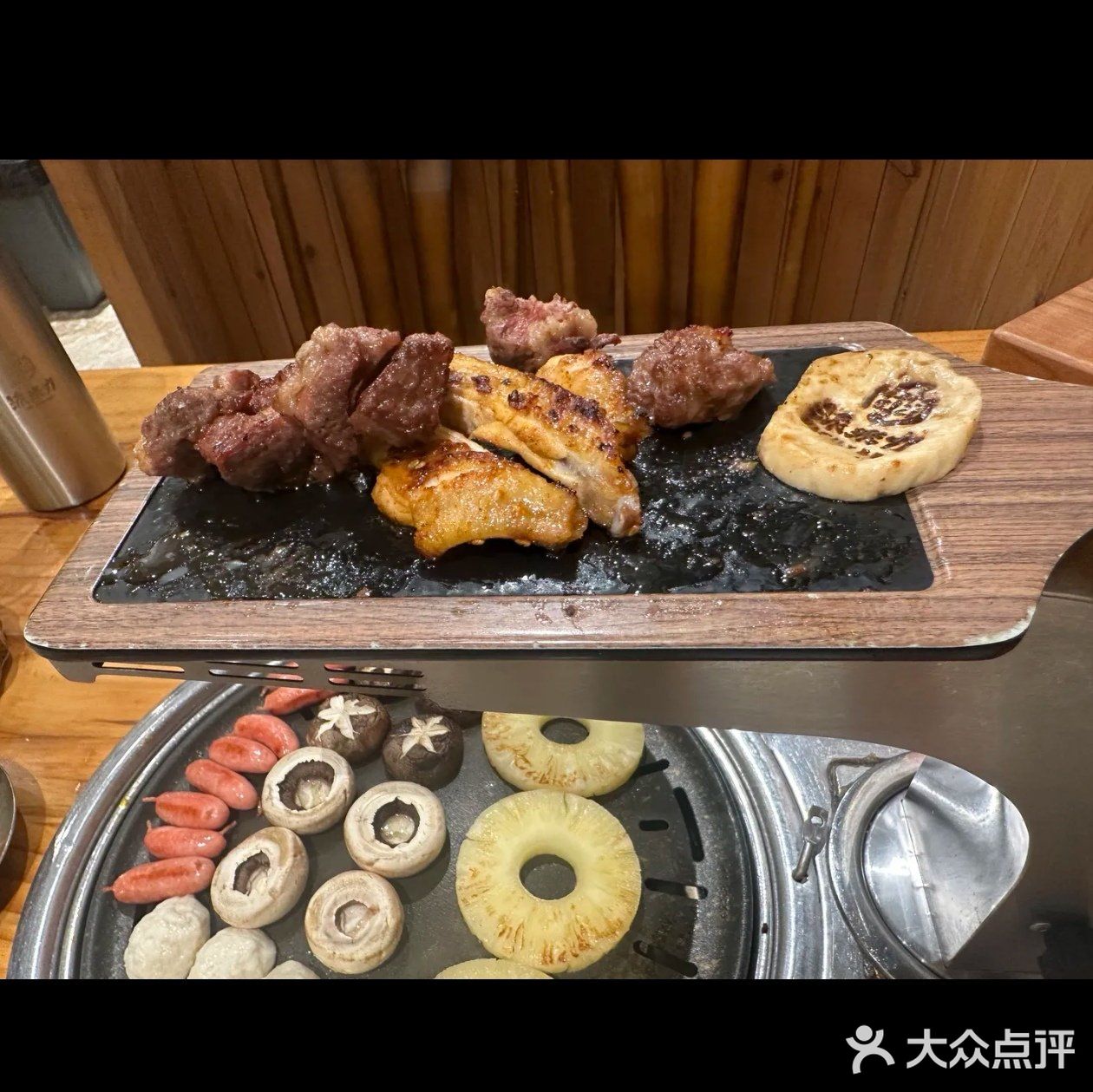 健康烤牛配
