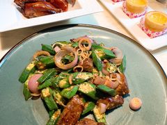 惹味秋葵煎牛肉粒-陶陶居酒家(环市东店)