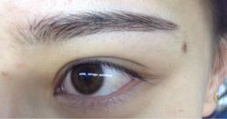 刚做好飘眉-平萍纹绣韩式半永久定妆