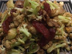 干锅有机菜花-山南熏肉大饼(辽菜旗舰店)