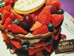 野兽花园裸蛋糕-半勺舒舒生日蛋糕店