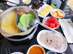 养生金汤小米鸳鸯锅-红菇坊鲜汤火锅(北行店)