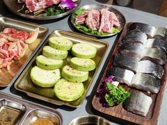 -围炉肉舍•炭烤活鳗•丹东海鲜烤肉(步行街店)