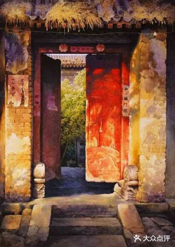 画作里游历🚀绿瓦红砖的北京城🌇