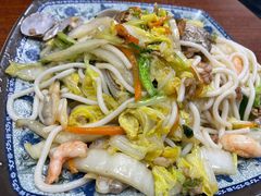 海鲜炒兴化粉-福州人铭小吃