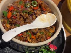 传统黑三剁配薄饼-雀舞云南菜(天津天河城购物中心店)