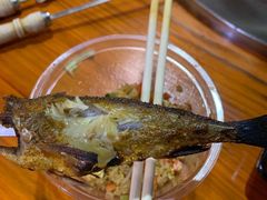 锡纸大黄鱼-炭虎子水浒烤肉(梦时代店)