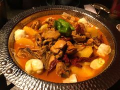 沙湾原始大盘鸡-丝路金桃·新疆菜(徐汇店)