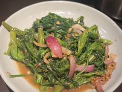 马拉盏炒通菜-大头虾越式风味餐厅(光明广场店)