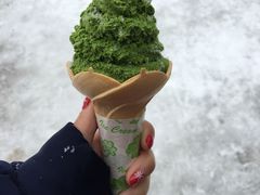 抹茶冰淇淋-茶和々(茶和々 小樽店)