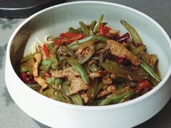 豆角丝炒肉拌转百刀-日上三甘(三里屯店)